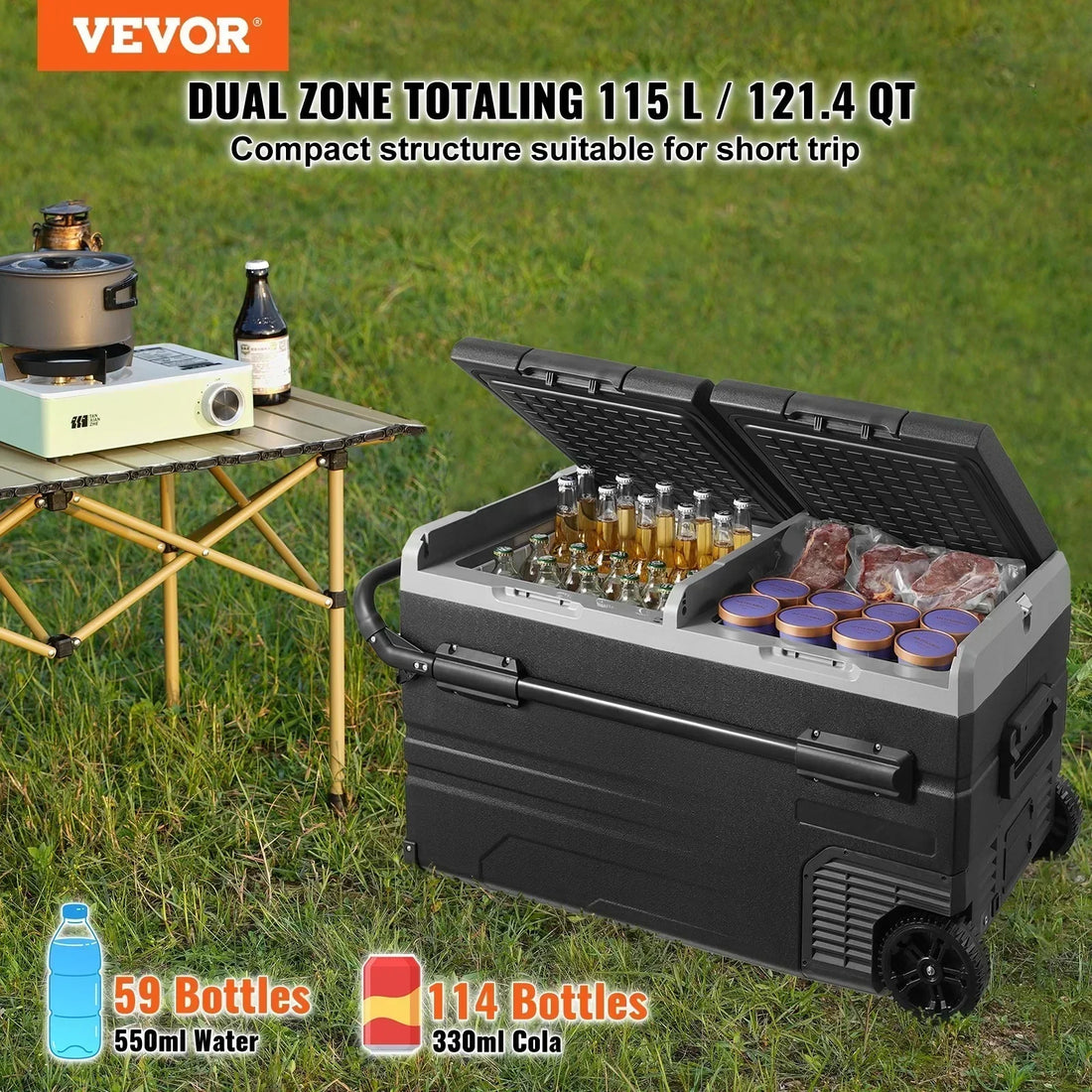 Portable car refrigerator main product view