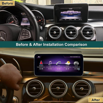 Mercedes-Benz Android Head Unit    Road Top 12.3" Android Car Stereo with CarPlay for Mercedes-Benz C117 X117 2013-2015, 8+256GB