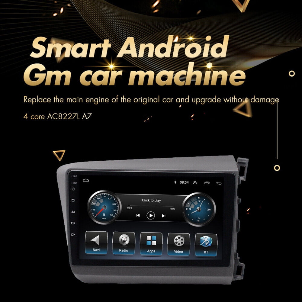 For Honda Civic 2012-2015 Android 12 Car GPS Stereo Radio WIFI Wireless Carplay Honda Android host