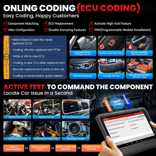 LAUNCH X431 V Pro 5.0 Elite 2024 New Gen. Oem Bluetooth Bidirectional Scan Tool w/ Canfd Doip ,Same as Pro3s+ 5.0 ,Online Coding&38+Reset for all Cars C57 Car Scanner Diagnostics