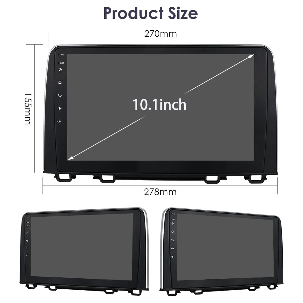Wave Wholesale — 10.1" Apple Carplay GPS — Carplay — detail close-up