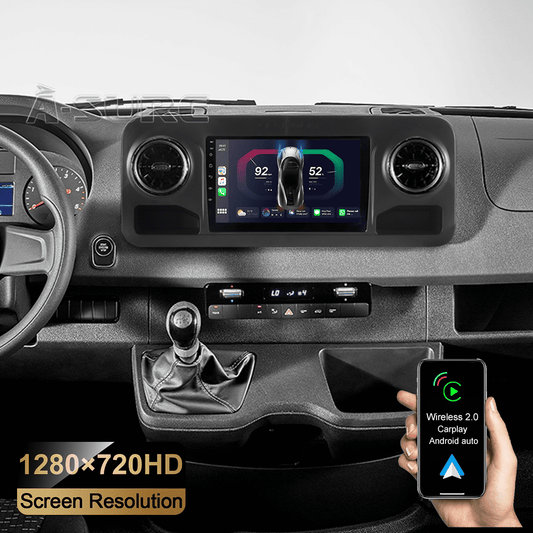 Mercedes-Benz Android Head Unit    Junhua 10" Android 13 Car Stereo Radio Head Unit for Mercedes-Benz Sprinter W907 W910 2018-2023