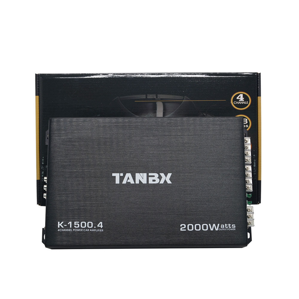 Car audio power amplifier TANBX12V power amplifier four-way power amplifier pushable speaker woofer K1500.4