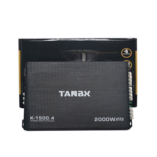 Car audio power amplifier TANBX12V power amplifier four-way power amplifier pushable speaker woofer K1500.4