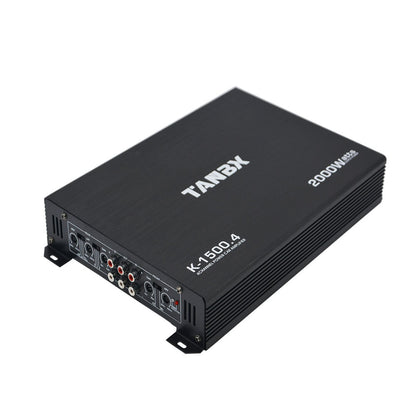 Car audio power amplifier TANBX12V power amplifier four-way power amplifier pushable speaker woofer K1500.4