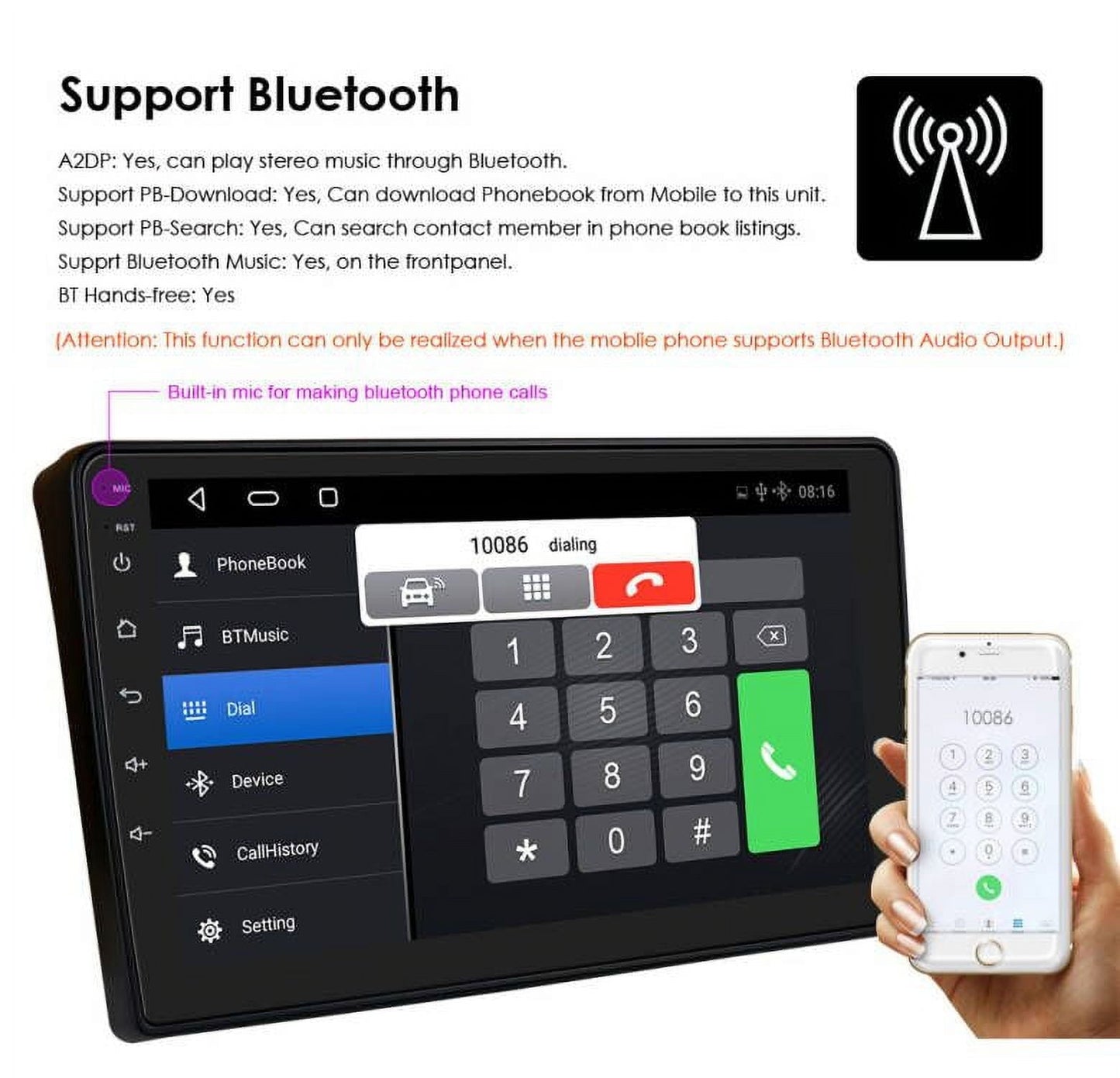 RoverOne Car Stereo CarPlay Android Auto for Volkswagen Passat B7 GPS Navigation Bluetooth DSP Touch Screen Multimedia Video Player