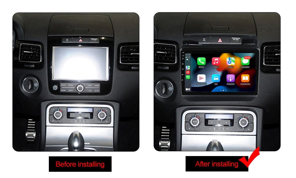RoverOne Car Stereo CarPlay Android Auto for Volkswagen Touareg FL NF 2010 - 2018 GPS Navigation Bluetooth DSP Touch Screen Multimedia Video Player