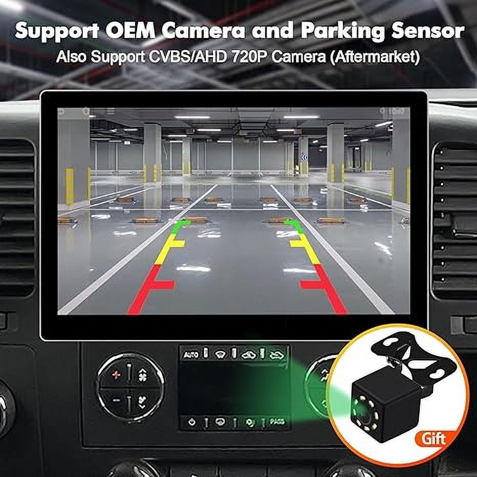 4+64G Android 13 Double Din Car Stereo for Chevrolet/GMC/Buick with 13.1 Inch Touchscreen Radio Built-in Wireless Carplay/Android Auto/GPS/Bluetooth/FM/AUX-in/Steering Wheel Controls/Backup Camera