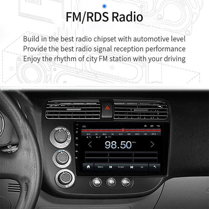 Zcargel 9 Inch For Honda Civic 2000 2001 2002 2003 2004 2005 Car Stereo Radio with Apple CarPlay and Android Auto, Android 13.0 Touch screen Head Unit with Backup 2GB+32GB Honda Android host