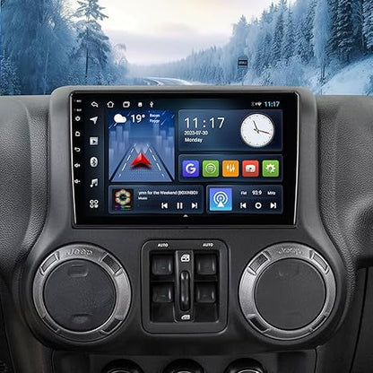 2+32G 10.1-Inch Android 10 Car Stereo for Jeep Grand Cherokee Wrangler/Unlimited Dodge Charger Ram