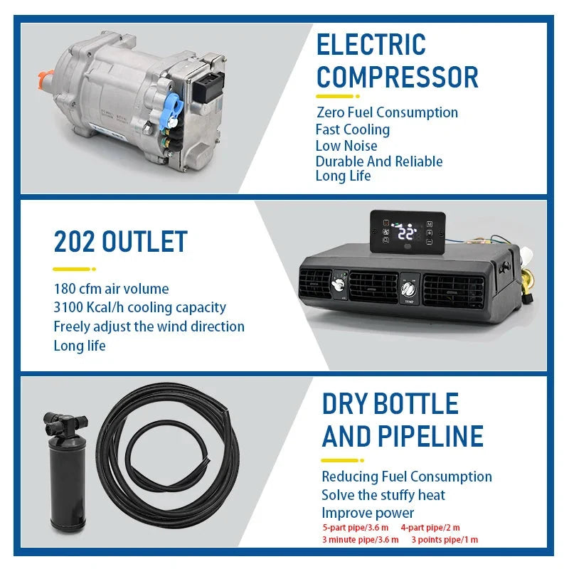 OmniPure — 202 Universal Electric Compressor — Universal — alternate angle view
