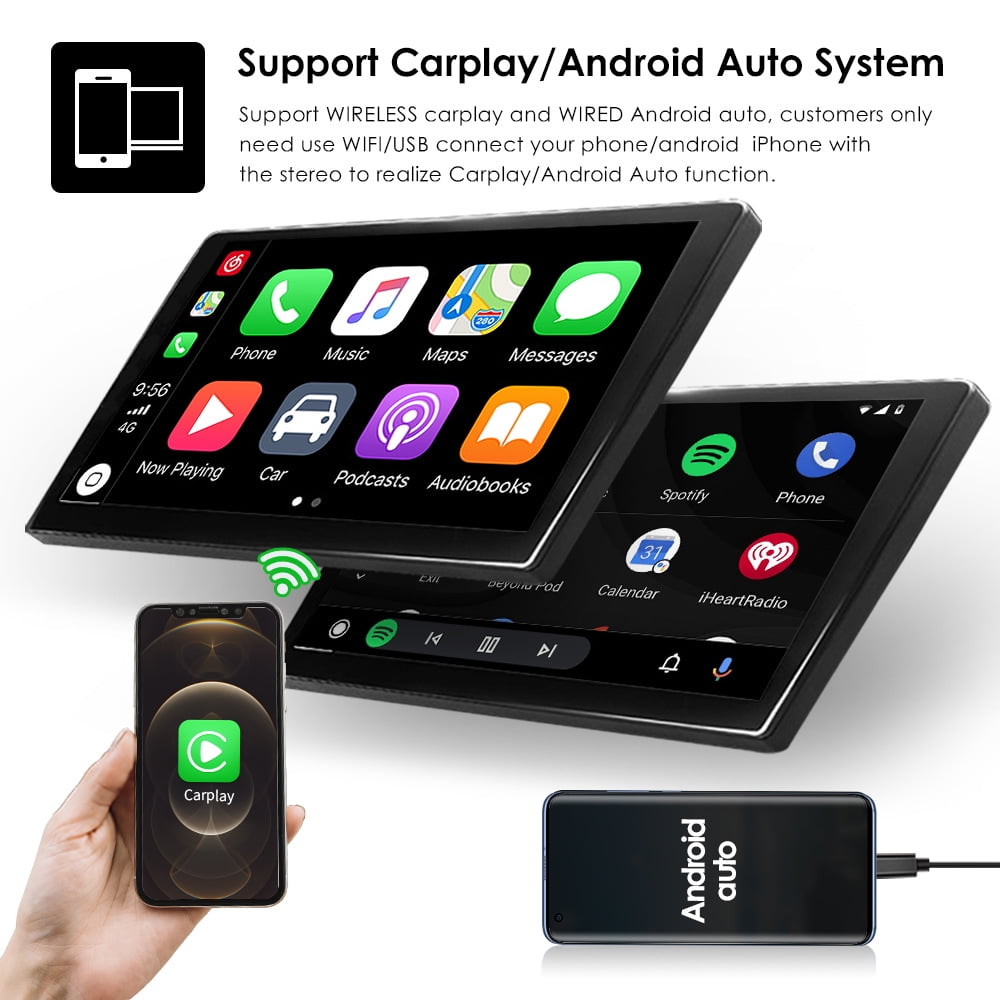 RoverOne 4+64GB Car Stereo CarPlay GPS Navigation Bluetooth for Jeep Compass 2 MP 2016-2018 Android Touch Screen Player