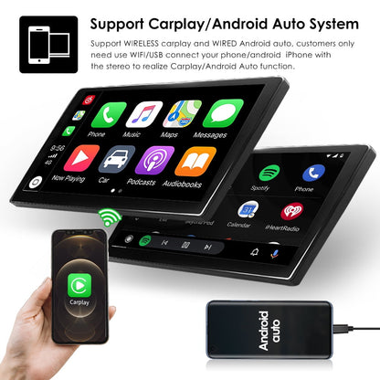 RoverOne 4+64GB Car Stereo CarPlay GPS Navigation Bluetooth for Jeep Compass 2 MP 2016-2018 Android Touch Screen Player
