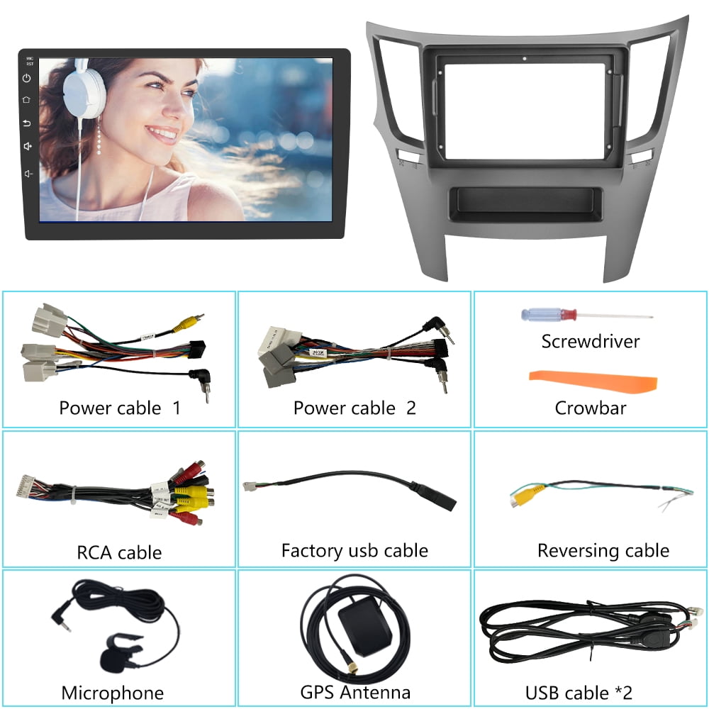 AWESAFE 9 Inch Car Stereo Radio for Subaru Outback Legacy 2009-2014, Android 12 Touchscreen Wireless Carplay Android Auto Media Radio WiFi Bluetooth GPS Navigation FM/RDS, 2G +32G
