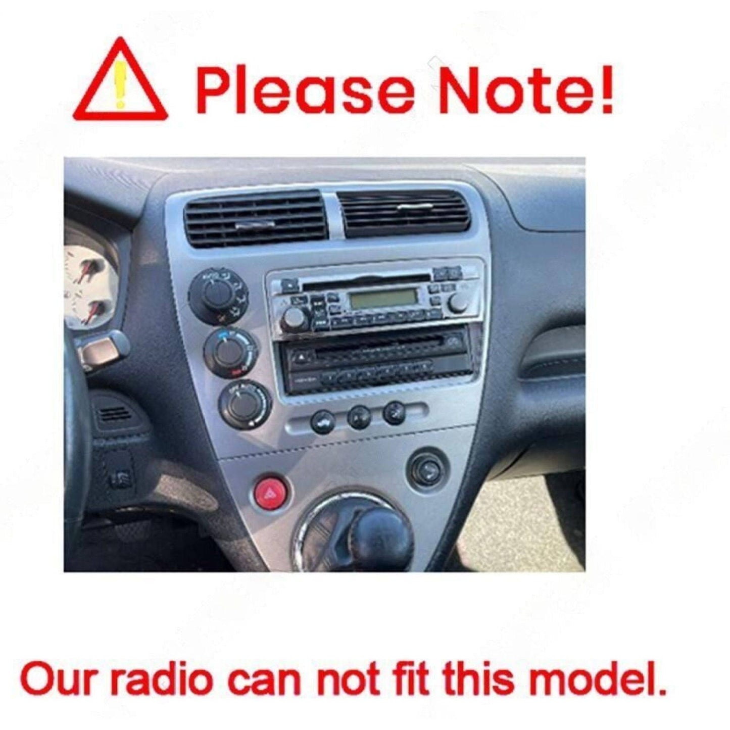 Zcargel 9 Inch For Honda Civic 2000 2001 2002 2003 2004 2005 Car Stereo Radio with Apple CarPlay and Android Auto, Android 13.0 Touch screen Head Unit with Backup 2GB+32GB Honda Android host