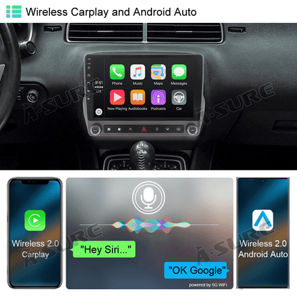 For 2010-2015 Chevy Camaro 2+32GB Android 13 Car Stereo Radio Wireless CarPlay WiFi Bluetooth GPS DSP SWC