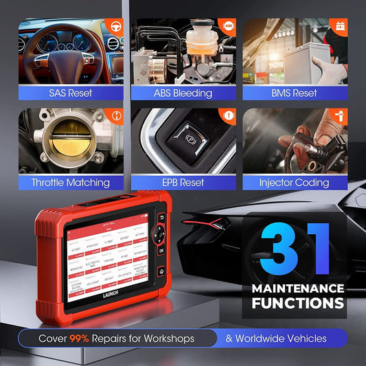 LAUNCH Scanner X431 CRP919X Car Diagnostic Scan Tool OBD2 Scanner , 31+ Service, Active Test, CAN FD/DoIP Upgraded of CRP909X Car Scanner Diagnostics