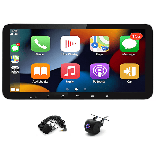 10.6" Android 13 Car Stereo for 2009-2012 Dodge Ram 1500 2500 3500 | 4+64GB | CarPlay & Android Auto