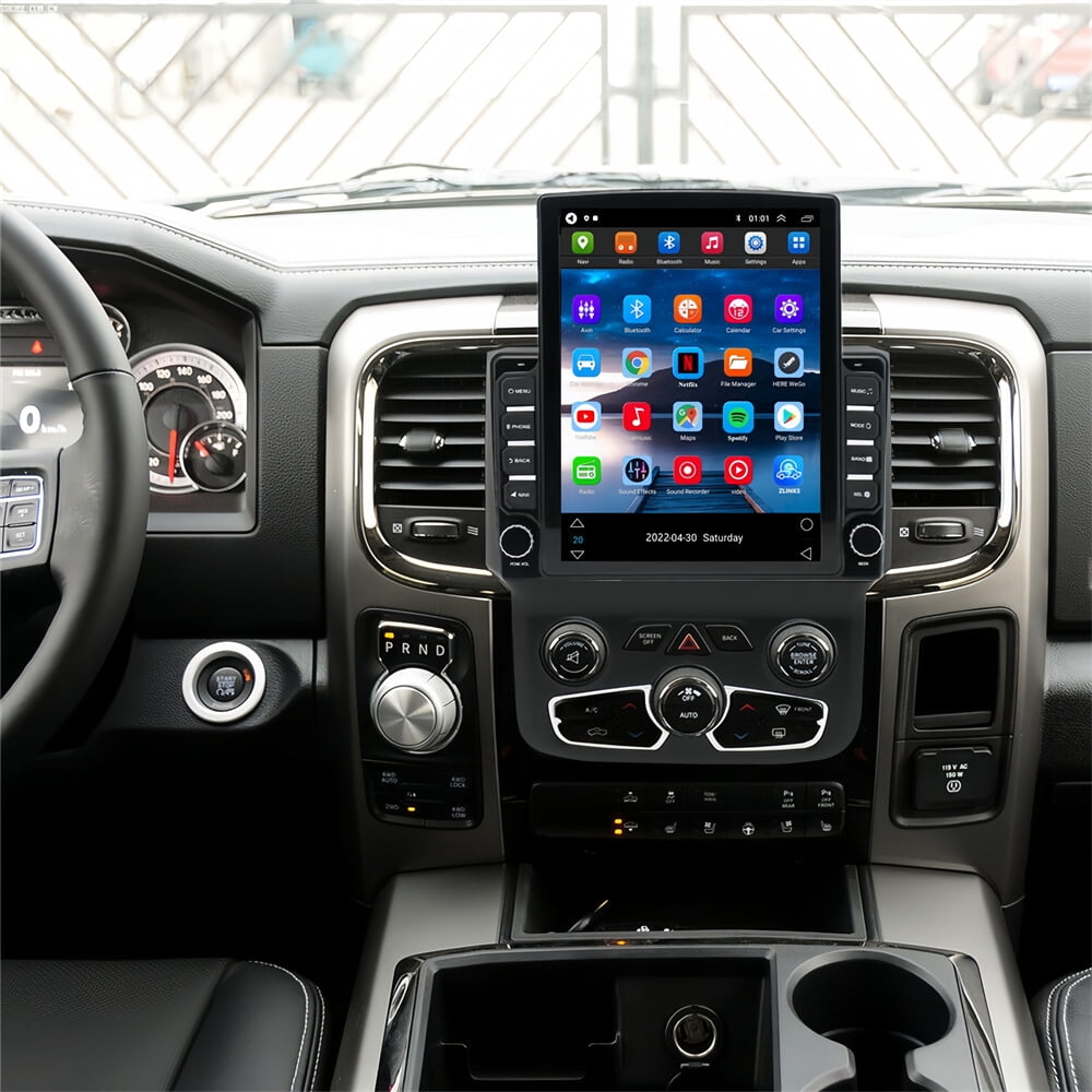 Car Stereo Radio for Dodge Ram 2013-2018 9.7" Android 13.0 Touchscreen 2+32G Vehicle GPS Navigation Wireless CarPlay Android Auto