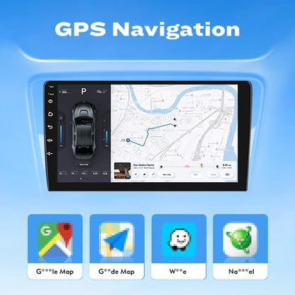 [2G+32G] Carplay Android Auto Touchscreen Autoradio Car Stereo GPS Navigation FM Radio Head Unit WiFi Mirror Link Multimedia Player GPS Radio DSP for Hyundai i10 2008-2012