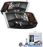 Headlight Set Compatible with Lincoln Town Car 98-02 Halogen With Performance Lens Passenger and Driver Side