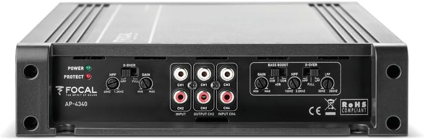 Focal AP-4340 70w x 4 @ 4ohms, Class AB Amplifier