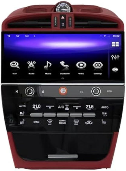 12.3 inch Android 13.0 Car Stereo for Porsche Cayenne 2004-2009 Car Radio Navigation Muleimedia Player DSP Unit (Black, 6-128GB)