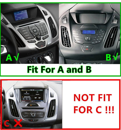 for Ford Transit 2014-2018 Radio, 2+32G Android 13 CarPlay Car Stereo with Android Auto 9'' Touch Screen Bluetooth Car Radio Support Mirror Link GPS WiFi SWC Backup Camera RDS DSP