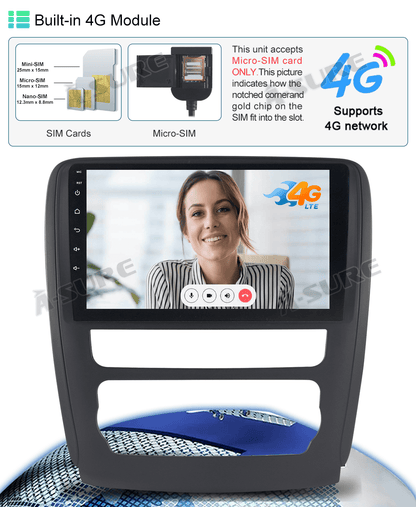 8-Core 4+64GB Android 13 Car Radio Stereo for Chevy Buick Enclave 2013-2017 GPS Navi Wireless CarPlay WiFi BT