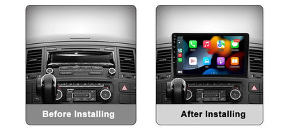 Sovob Car Stereo Radio for Volkswagen Multivan T5 2003-2015 with CarPlay Android Auto Multimedia Player GPS Navigation Touch Screen Bluetooth WiFi