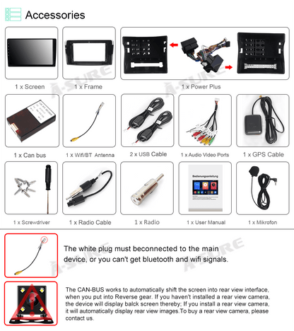 Mercedes-Benz Android Head Unit    Junhua 9" CarPlay Android 12 Car Stereo for Mercedes-Benz ML-Class W164, GPS, Bluetooth, USB