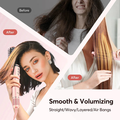 Wave Wholesale — 5 in 1 Hair — Tool — size and scale view