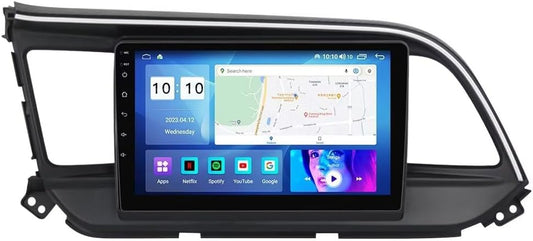 MekedeTech Android Car Radio Stereo Navigation for Hyundai Elantra 6 2019 2020 Head Unit Replacement,Touch Screen Upgrade with Wireless CarPlay/Android Auto,4 core 1+32G