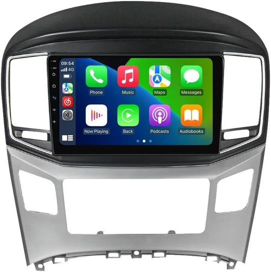 Radio for Hyundai H1 2016-2020 Stereo Upgrade Dash Kit Car GPS Navigation,2+32GB 9" IPS Touch Screen Head Unit with Car-Play & Android Auto/SWC/Rear View