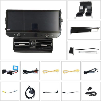 8GB+128GB Android Radio Screen Upgrade for Porsche Macan 2013-2017 Touch Screen Replacement 12.3inch Multimedia Player GPS Navigation Auto Stereo fit for PCM3.0 & PCM4.0
