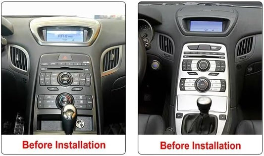8+256GB 8Core Radio for Hyundai Genesis/Rohens Coupe 2009-2012 Stereo Dash Kit Car GPS Navigation,9" IPS Touch Screen Head Unit with Car-Play & Android Auto/SWC/DSP/Rear View