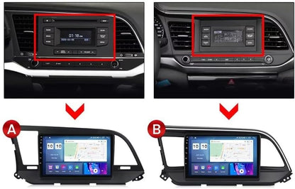 MekedeTech Android Car Radio Stereo Navigation for Hyundai Elantra 6 2019 2020 Head Unit Replacement,Touch Screen Upgrade with Wireless CarPlay/Android Auto,4 core 1+32G