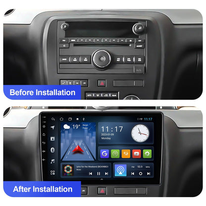2+32G 10.1 inches Android 10 Double Din Car Stereo for Chevrolet/GMC/Buick IPS Touchscreen Car Radio