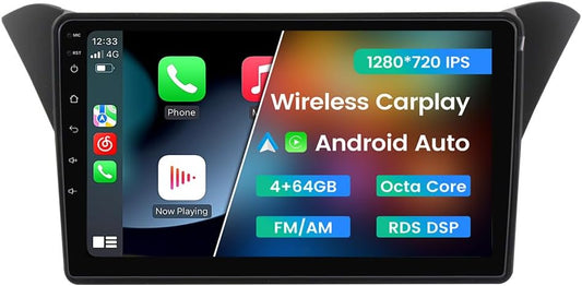 Android 13 Car Radio Stereo for Hyundai Genesis/Rohens Coupe 2013-2016, Biorunn 9 Inch Octa Core GPS Navi Wireless Wired Car-Play Android Auto Head Unit IPS FM AM RDS DSP, 4GB RAM 64GB ROM