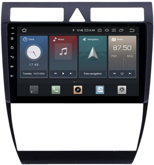 Compatible with: Audi A6 C5 4B 9" Touch Android Head Unit GPS Navigation CarPlay WiFi 4G SIM