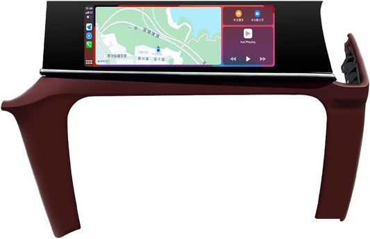 14.9" Touch Screen Upgrade 2024 Co-Pilot Screen for Porsche Cayenne 955 957 GTS Android 2018-2023 Car Auto Stereo Navigation GPS Multimedia Video Audio Player (Apricot)