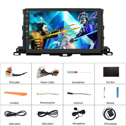 Toyota Android Head Unit   Awesafe Car Radio for Toyota Highlander 2014-2019,Android 13 Head Unit 4G RAM 64GROM with WiFi GPS Navigation Bluetooth Steering Wheel Control