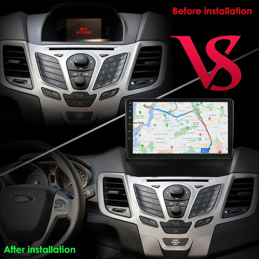 9" Android 12.0 Wifi 2+32GB Car Stereo Radio Head Unit GPS Navigation Carplay RDS For Ford Fiesta 2009-2014