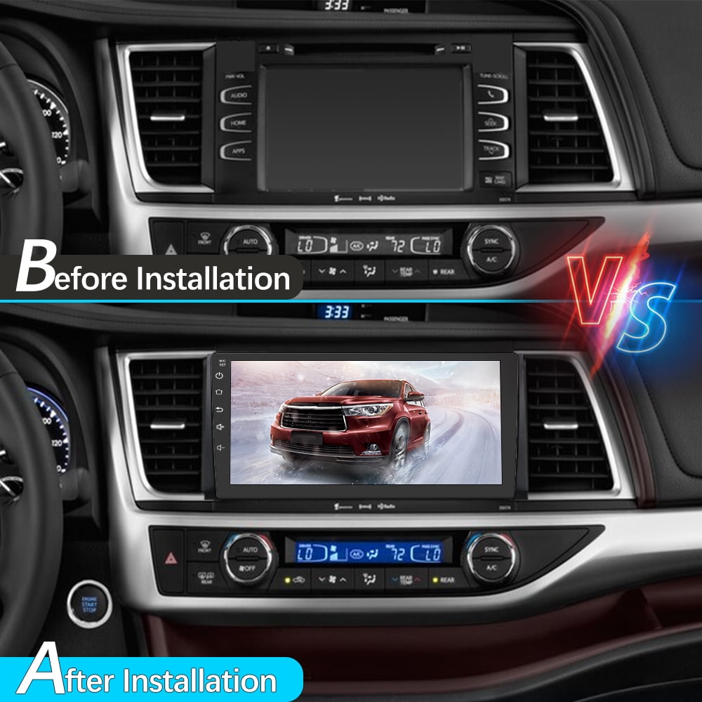 Toyota Android Head Unit   Awesafe Car Radio for Toyota Highlander 2014-2019,Android 13 Head Unit 4G RAM 64GROM with WiFi GPS Navigation Bluetooth Steering Wheel Control