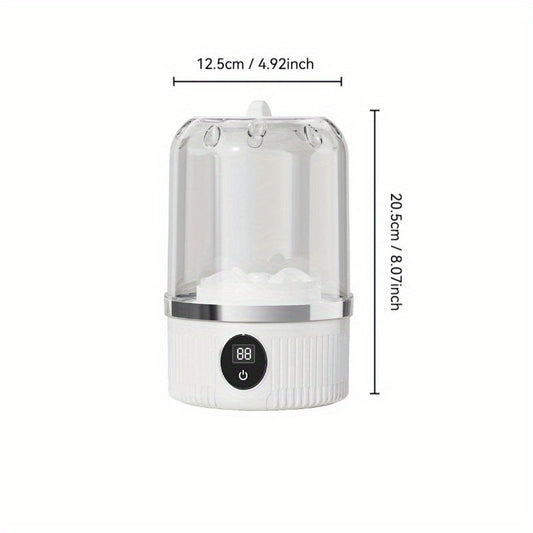 Portable Mini Washing Machine for Underwear, Socks, and Travel - USB Rechargeable, Compact Ultraso