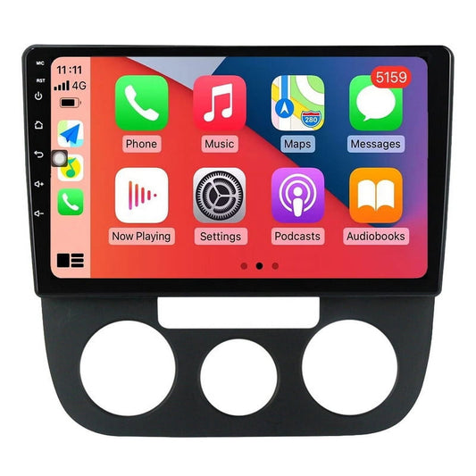 RoverOne 4+64GB Car Stereo CarPlay GPS Navigation Bluetooth for Volkswagen Jetta 5 2005-2010 Android Touch Screen Player