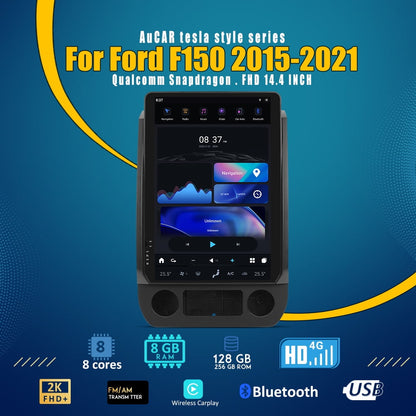 Smart Head Unit Ford F150 2015-2020 Large Screen Head Unit Android 11, 14.4" Inch Screen