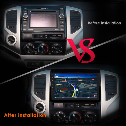 Toyota Android Head Unit   Android 13 Bluetooth Wifi Wireless Carplay Car Stereo Radio Head Unit GPS Navigation Player For Toyota Tacoma Hilux 2005 2006 2007 2008 2009 2010 2012 2013