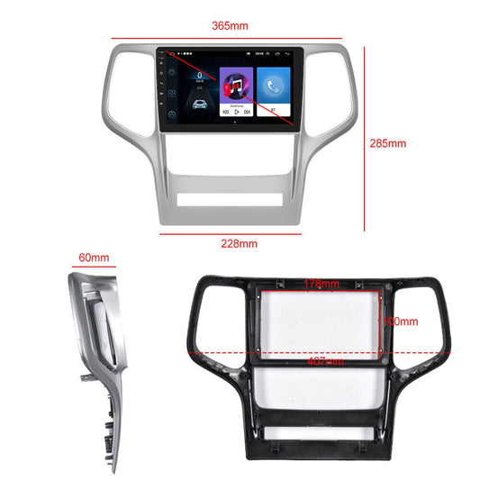 Zcargel Android 12 Car Stereo Radio for Jeep Grand Cherokee 2008 2009 2010 2011 2012 2013, 9 inch  Car Stereo  Built-in HiFi GPS Navigation Head Unit System 2G & 32G,