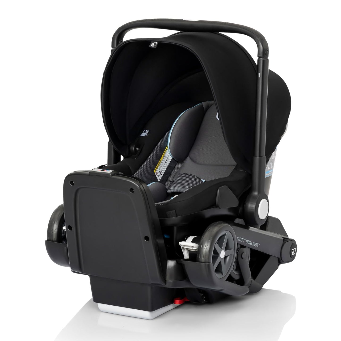 Shyft DualRide with Carryall Storage Infant Car Seat and Stroller Combo (Boone Gray)